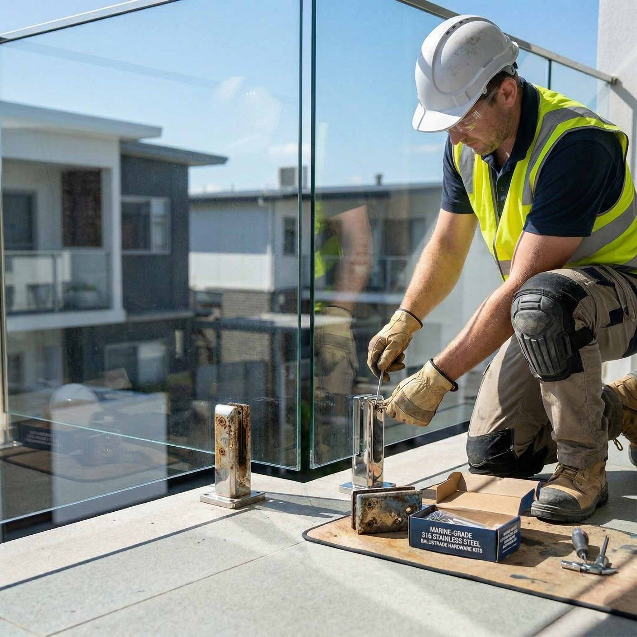 Glass Balustrade Hardware Upgrades